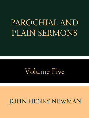 cover image of Parochial and Plain Sermons Volume Five